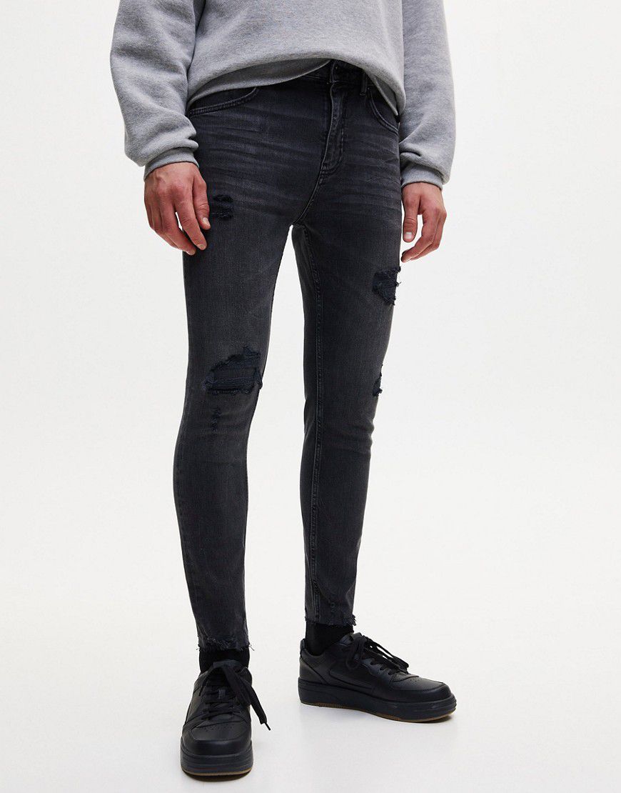 Jeans super skinny premium neri - Pull & Bear - Modalova