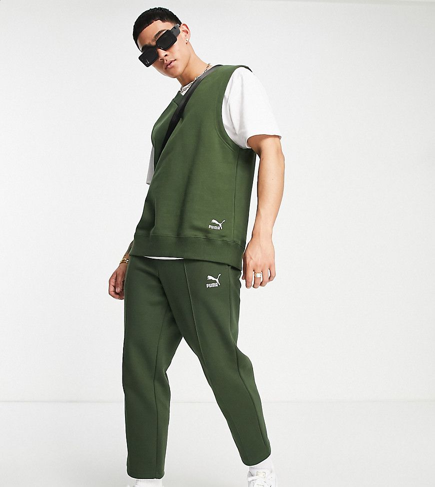 Pantaloni dritti verdi - In esclusiva per ASOS - Puma - Modalova