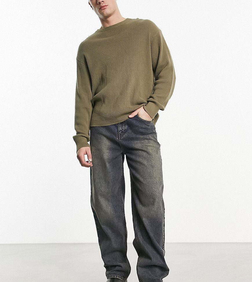 Dad jeans extra larghi lavaggio grunge - Reclaimed Vintage - Modalova
