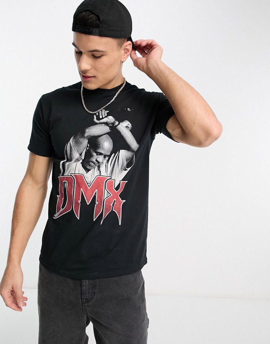 DMX - T-shirt nera con stampa - River Island - Modalova