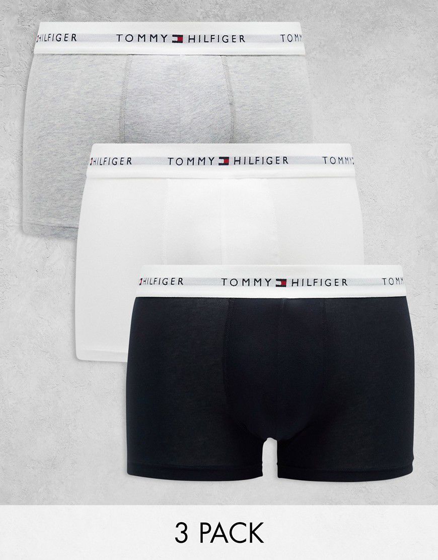Confezione da 3 boxer aderenti multi - Tommy Hilfiger - Modalova
