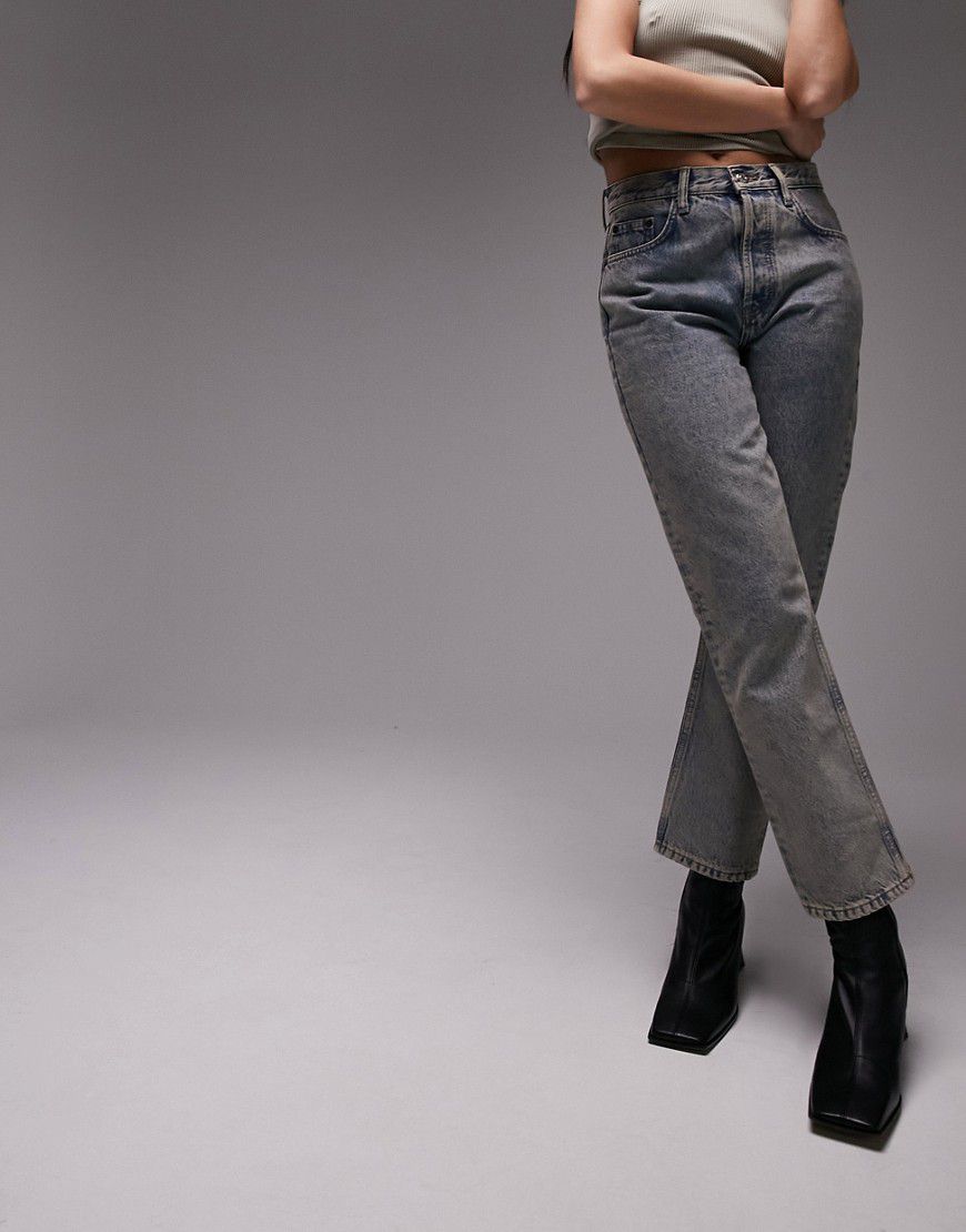Editor - Jeans lavaggio effetto candeggiato sporco - Topshop - Modalova