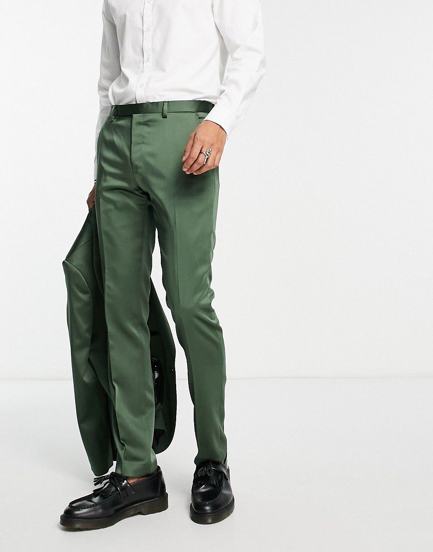 Draco - Pantaloni da abito color kaki - Twisted Tailor - Modalova