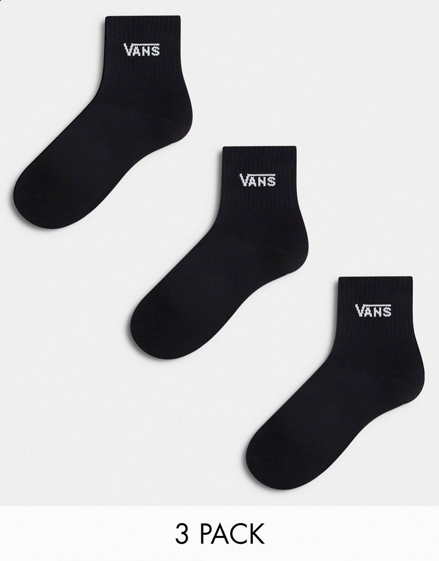 Classic - Confezione da 3 paia di calzini corti neri - Vans - Modalova