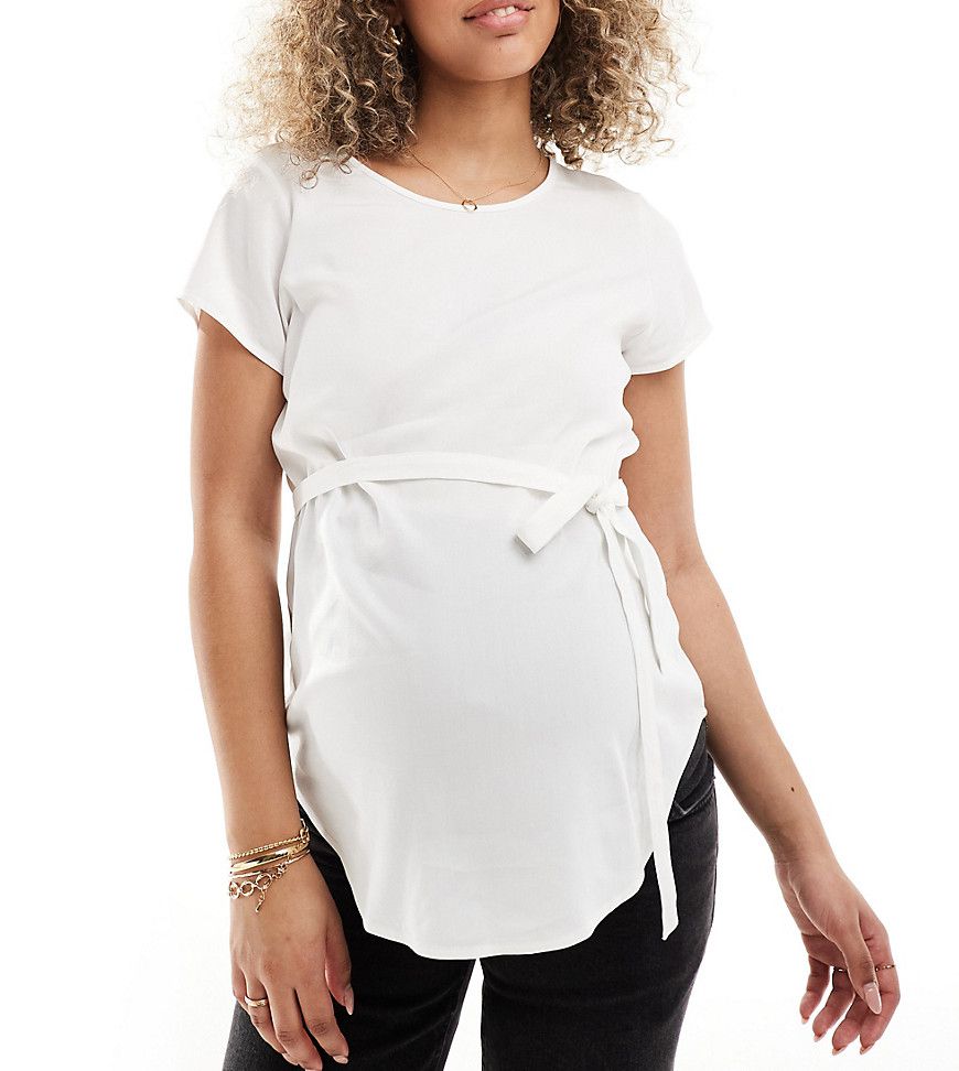 T-shirt bianca - Vero Moda Maternity - Modalova