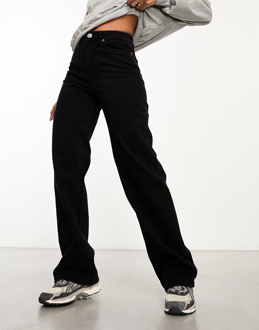 Tessa - Jeans a fondo ampio neri - Vero Moda - Modalova