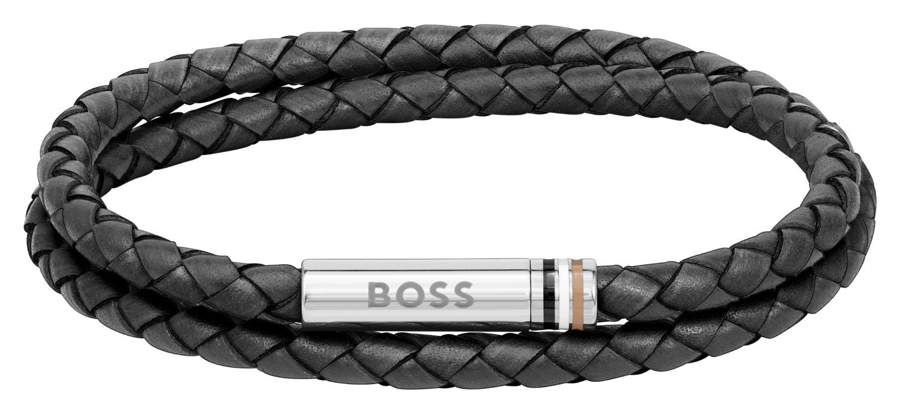 BOSS 1580489M Ares Men's Black Bracelet Jewellery - BOSS Jewellery - Modalova