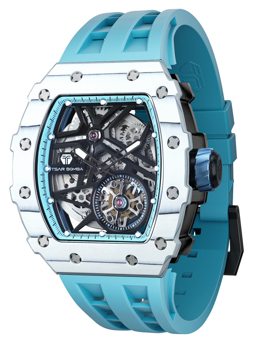 TB8209CF-06 Elemental Series Carbon Fibre Watch - TSAR BOMBA - Modalova