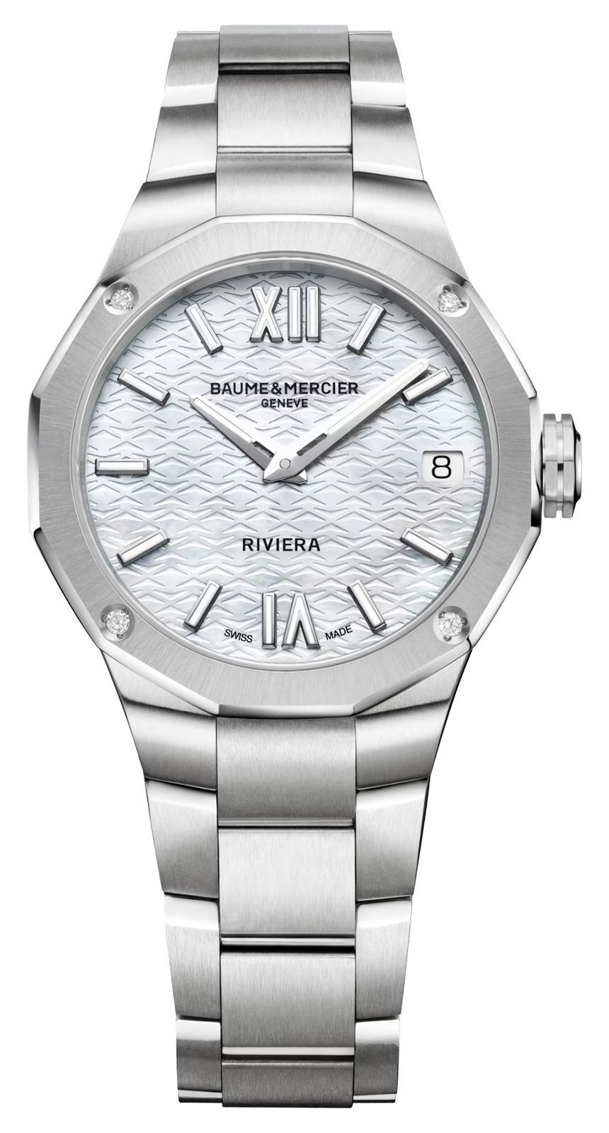 Riviera Diamond (33mm) Watch - Baume & Mercier - Modalova