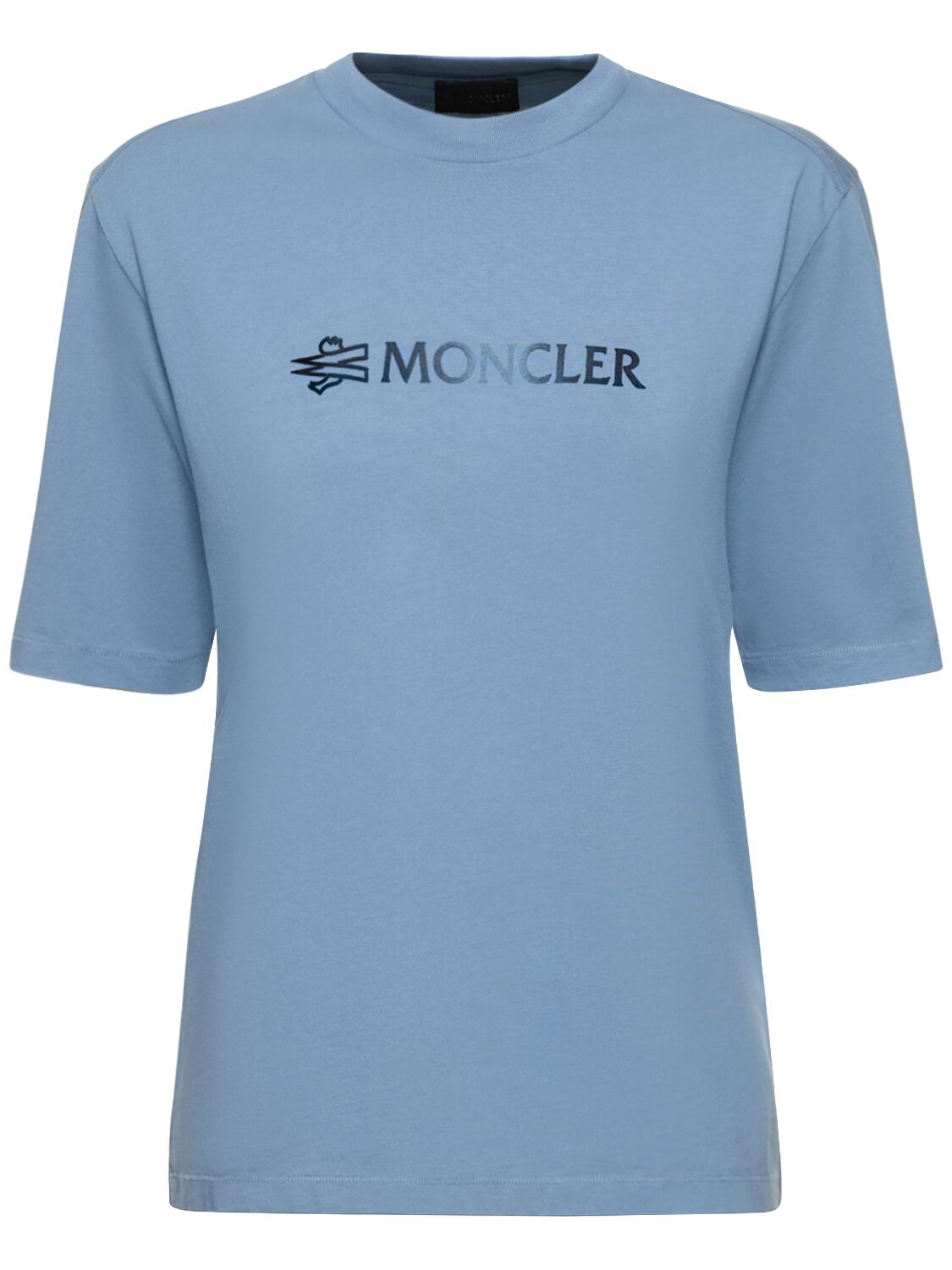 T-shirt In Cotone - MONCLER - Modalova