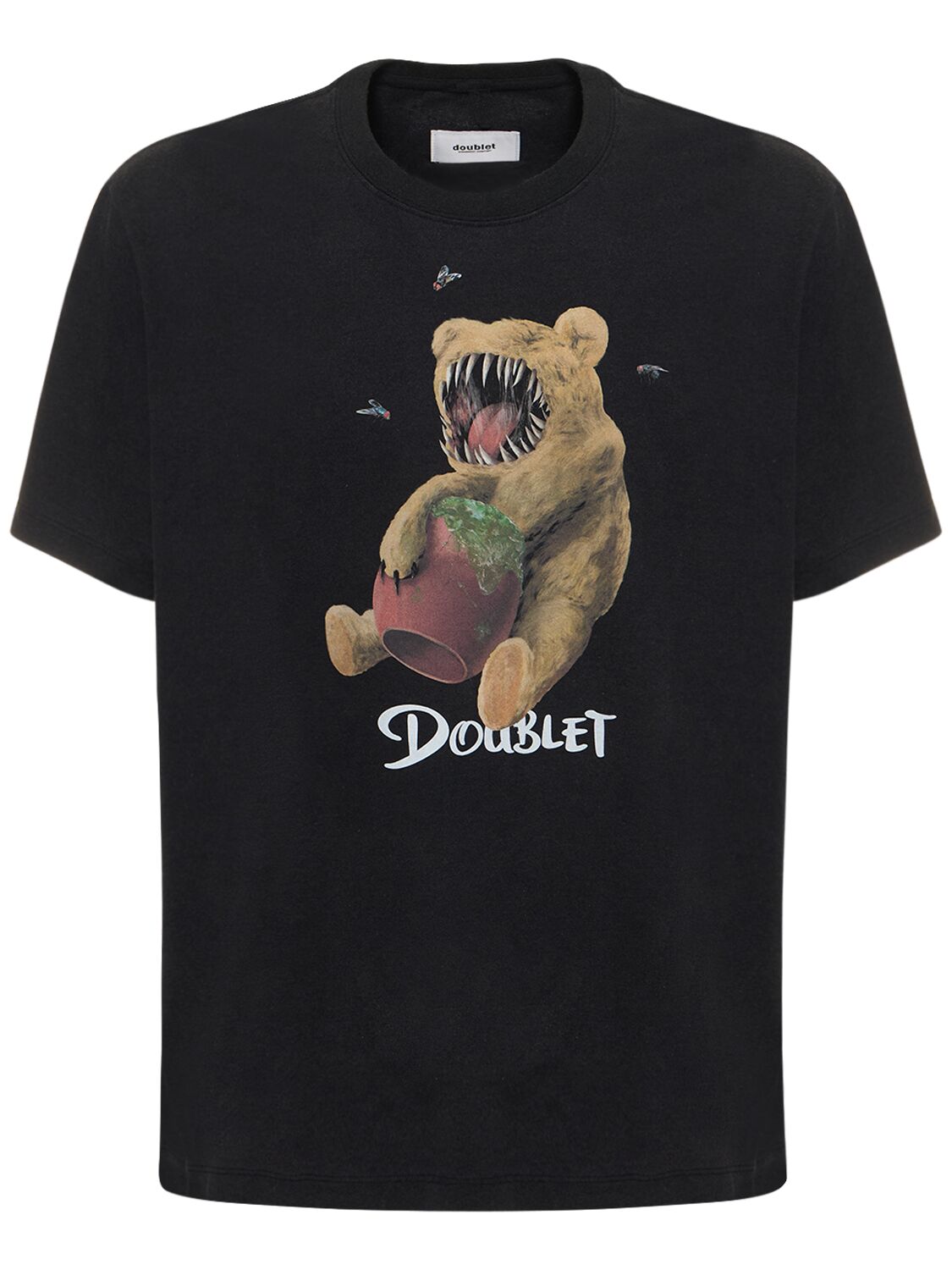 T-shirt Violent Bear In Cotone - DOUBLET - Modalova