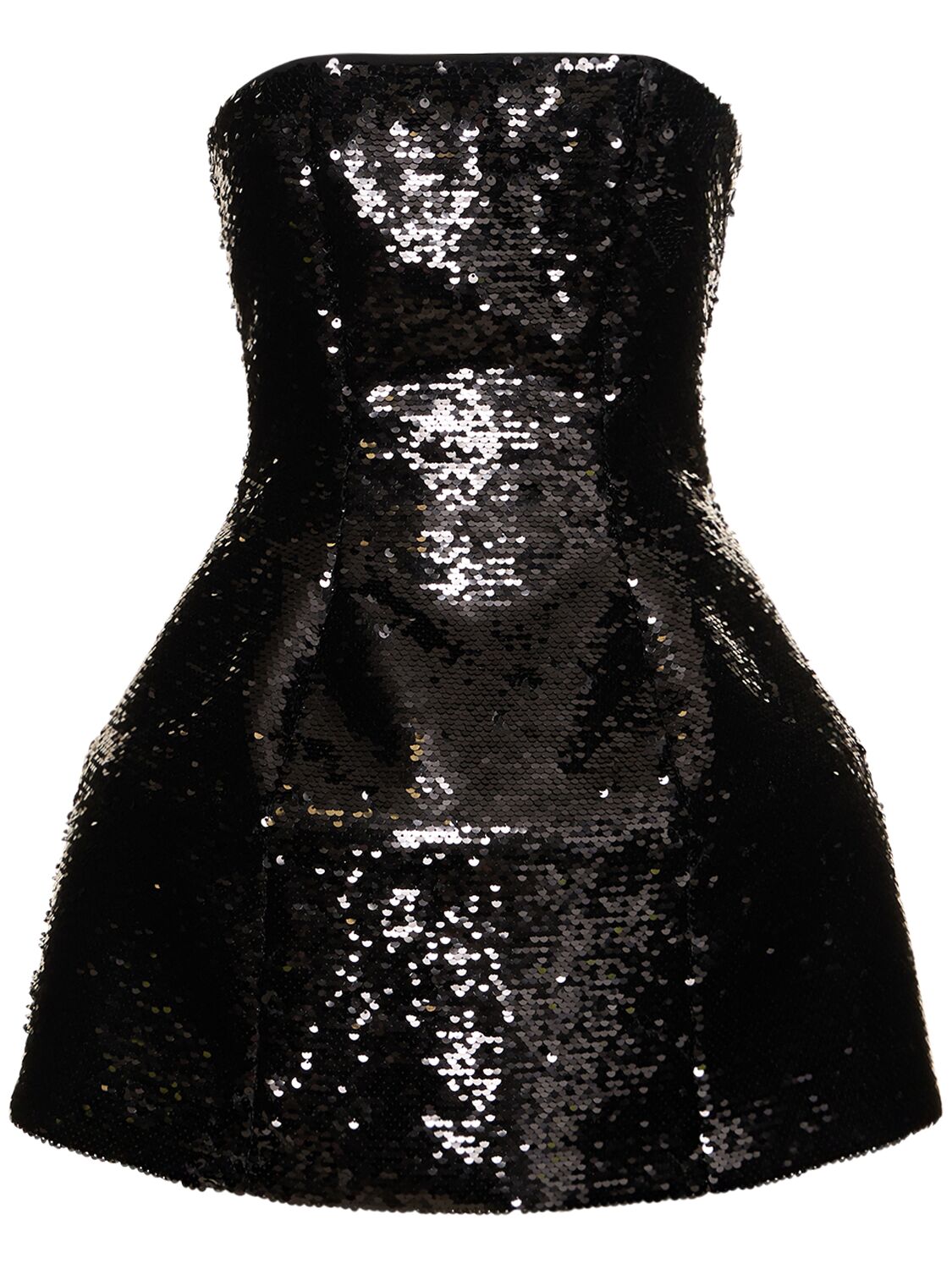 Shiny Strapless Mini Dress - GIUSEPPE DI MORABITO - Modalova