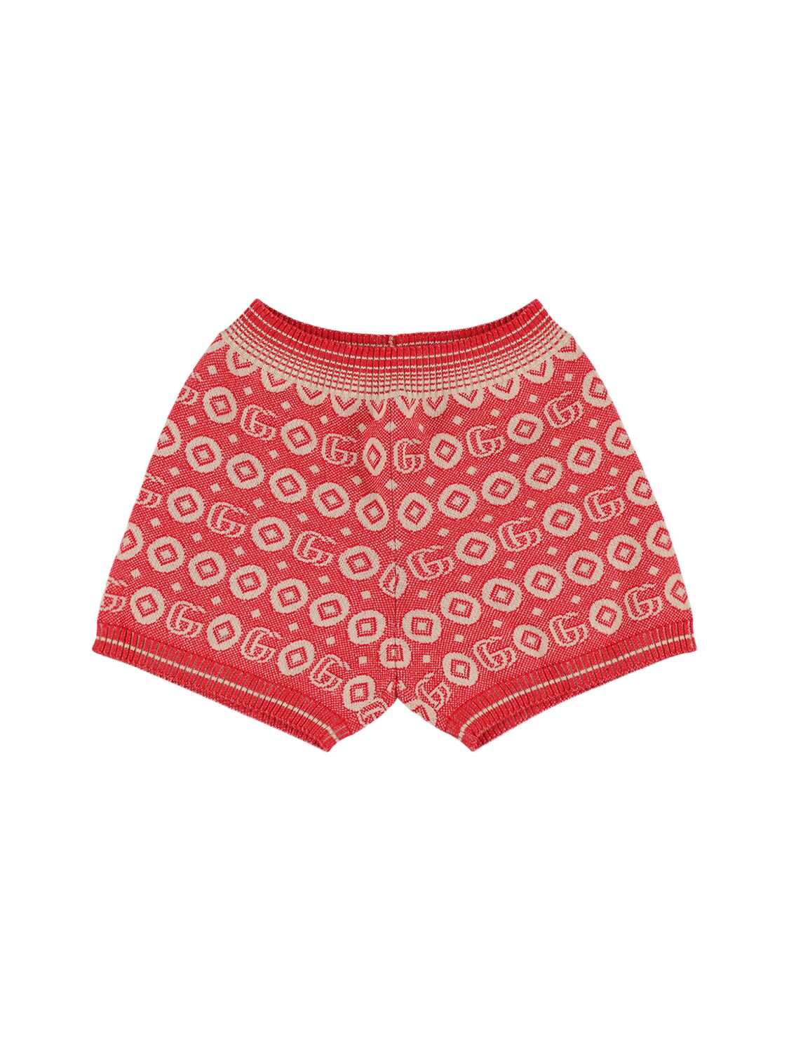 Shorts In Cotone Jacquard - GUCCI - Modalova