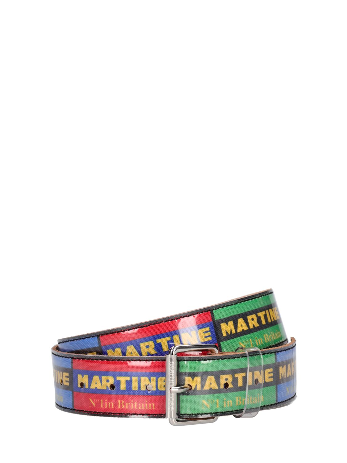 Cintura In Pelle Con Logo - MARTINE ROSE - Modalova