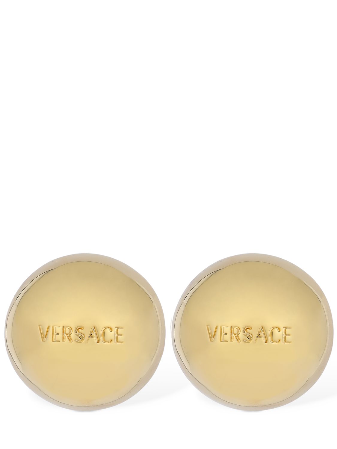 Orecchini Con Lettering Versace - VERSACE - Modalova