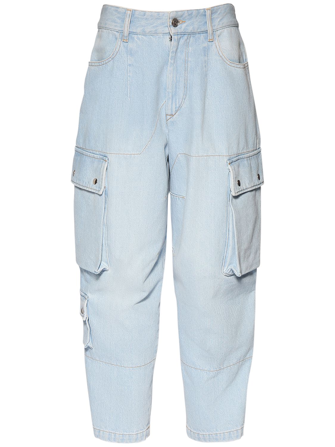 Pantaloni Larghi Elore In Cotone / Tasche - ISABEL MARANT - Modalova
