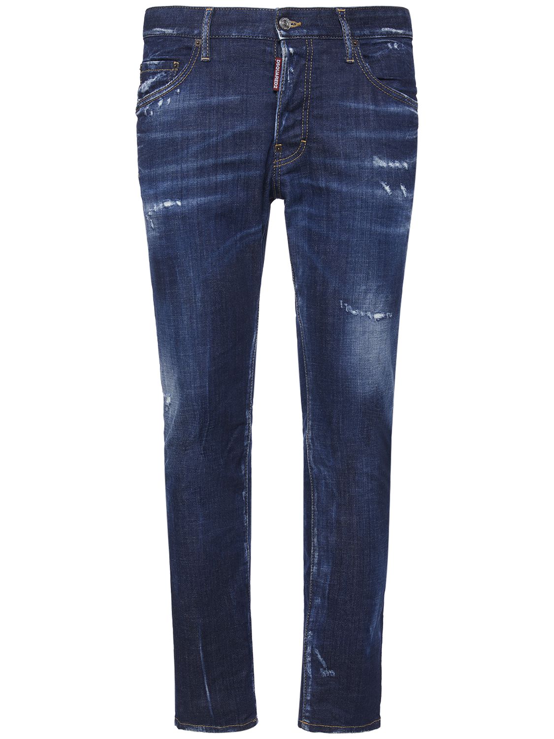 Jeans 642 Fit In Denim Di Cotone - DSQUARED2 - Modalova