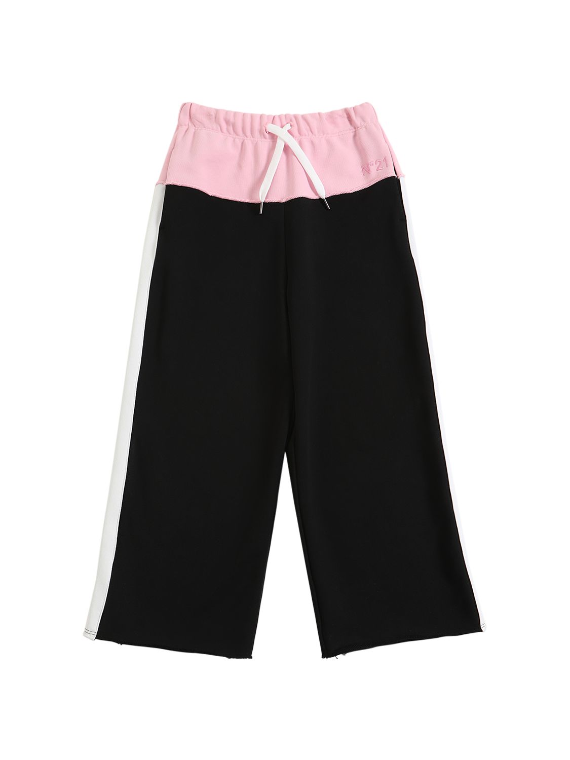 Pantaloni In Felpa Di Cotone Con Logo - N°21 - Modalova