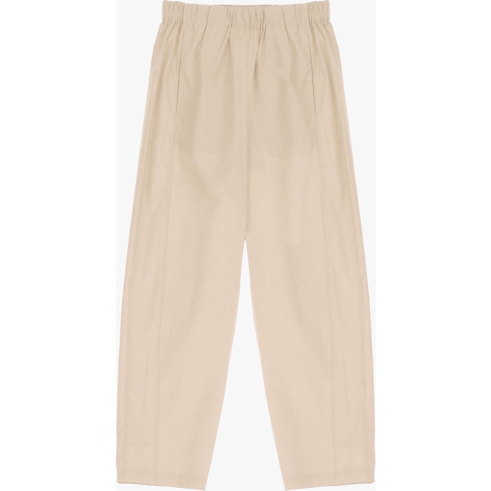 Pantaloni slim-fit cropped in puro cotone con tasche verticali - Imperial - Modalova