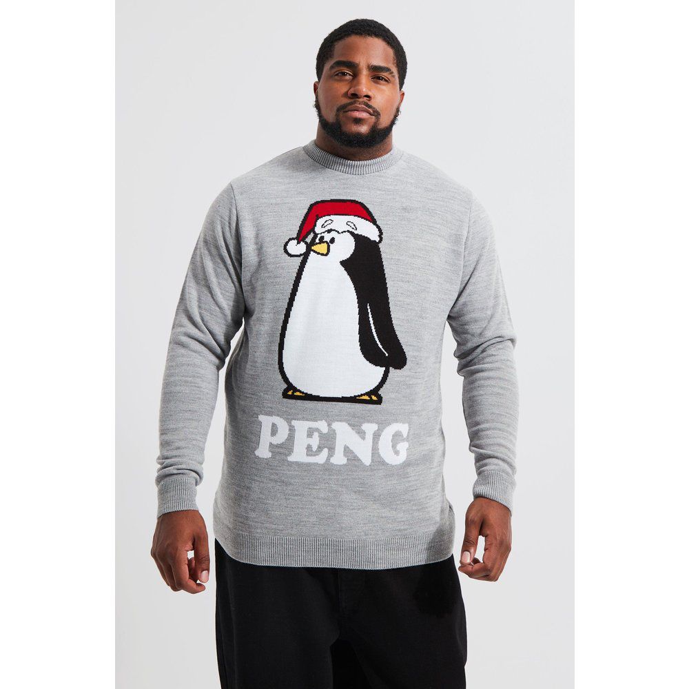 Novità - Maglione natalizio Plus Size con pinguino - boohoo - Modalova