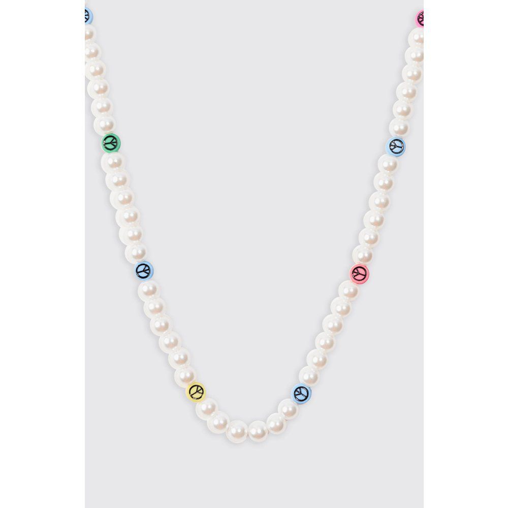 Collana mista di perle e perline multicolore - boohoo - Modalova