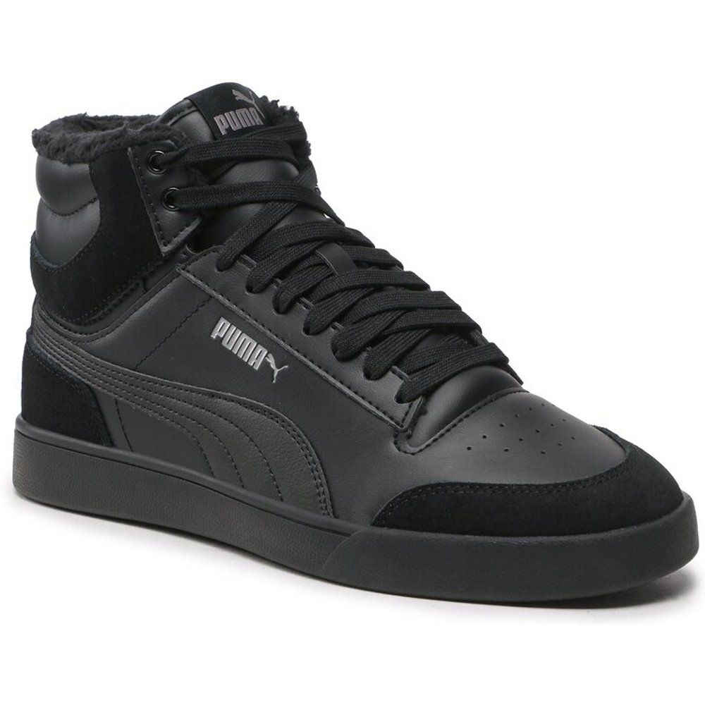 Sneakers - Shuffle Mid Fur 387609 01 Black/ Black/Steel Gray - Puma - Modalova