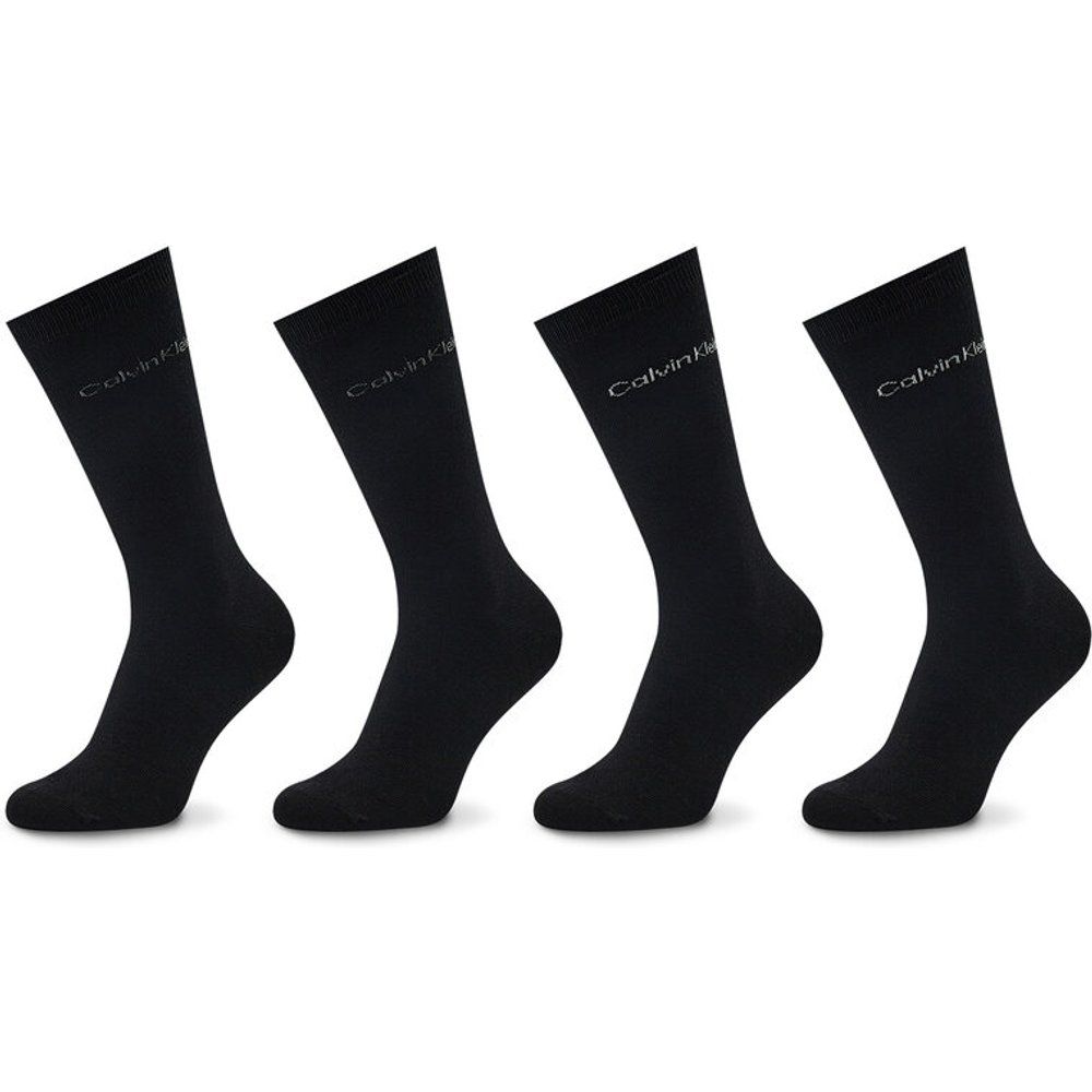 Set di 4 paia di calzini lunghi da uomo - 701219836 Black Combo 001 - Calvin Klein - Modalova
