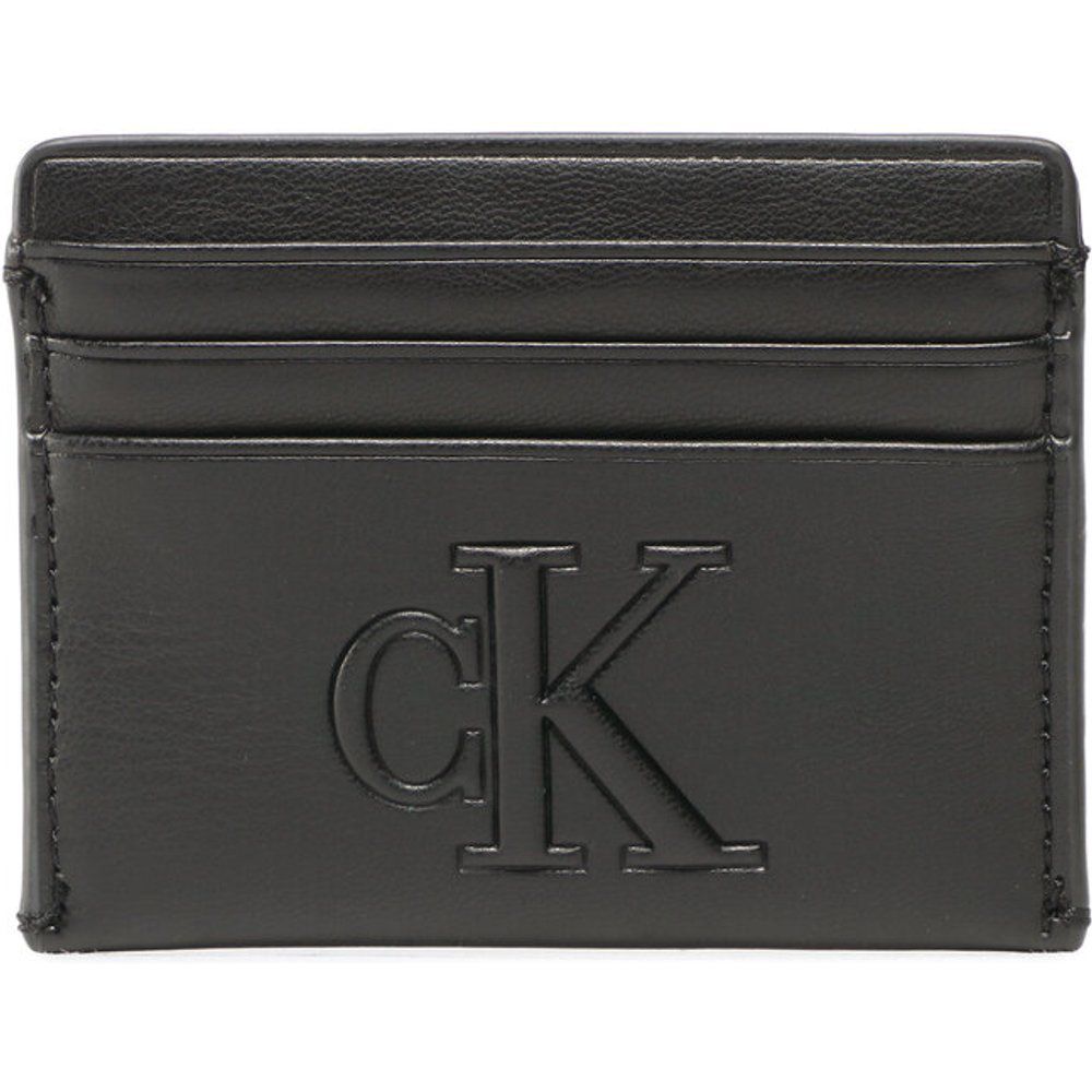 Custodie per carte di credito - Sculpted Cardholder 6Cc Pipping K60K610349 BDS - Calvin Klein Jeans - Modalova