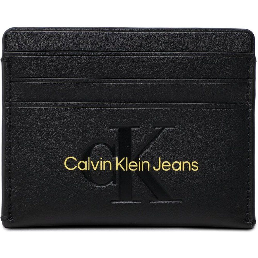 Custodie per carte di credito - Sculpted Cardcase 6Cc Mono K60K608399 0GN - Calvin Klein Jeans - Modalova