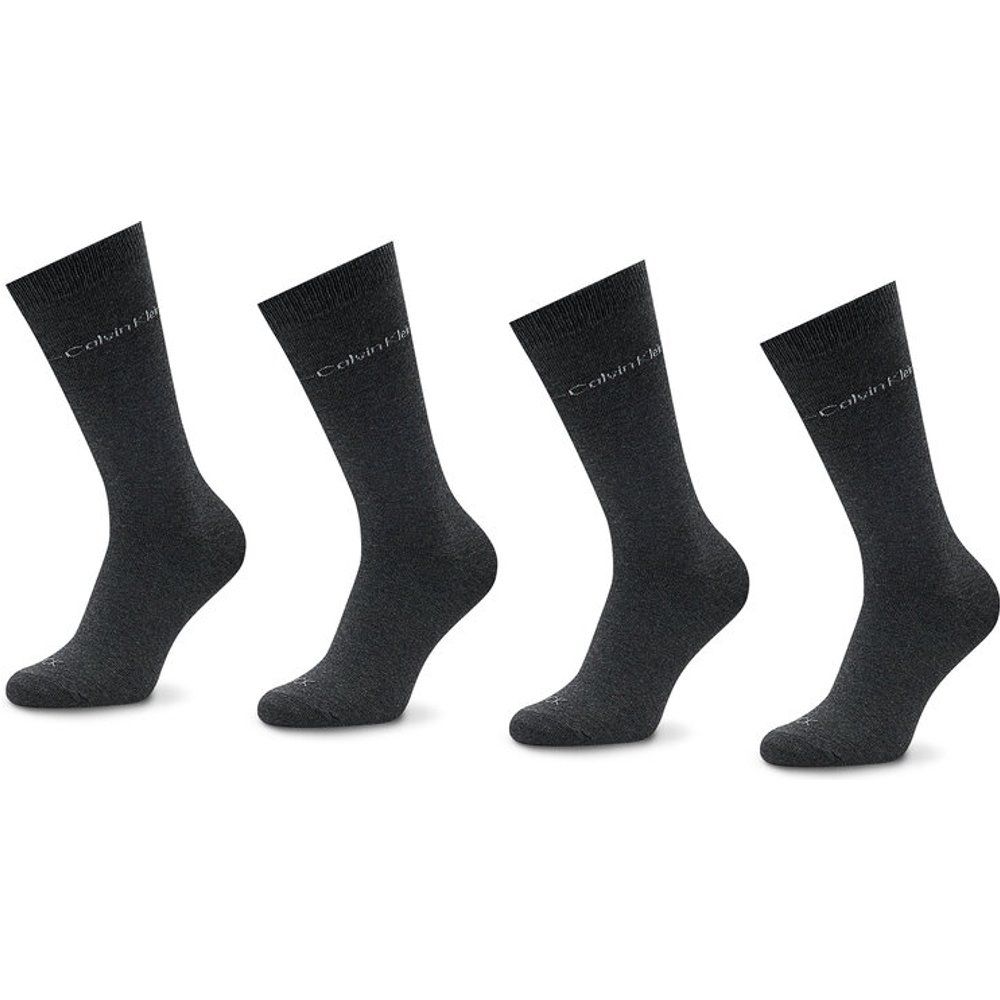 Set di 4 paia di calzini lunghi da uomo - 701219835 Black Combo 001 - Calvin Klein - Modalova