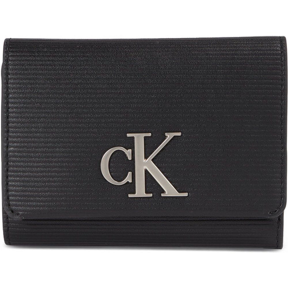 Portafoglio da donna - Minimal Monogram Med Trifold T K60K611237 Black BDS - Calvin Klein Jeans - Modalova