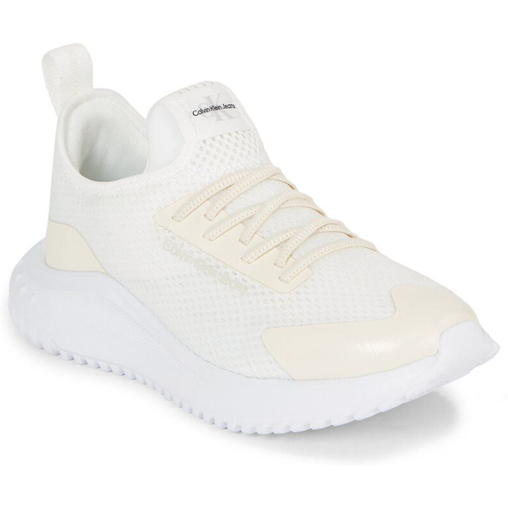 Sneakers - Eva Runner Sock Laceup YW0YW01135 Bright White/Creamy White 01T - Calvin Klein Jeans - Modalova