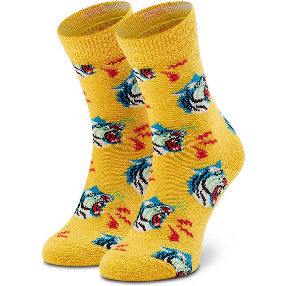 Calzini lunghi da bambini - KTIG01-2200 Giallo - Happy Socks - Modalova
