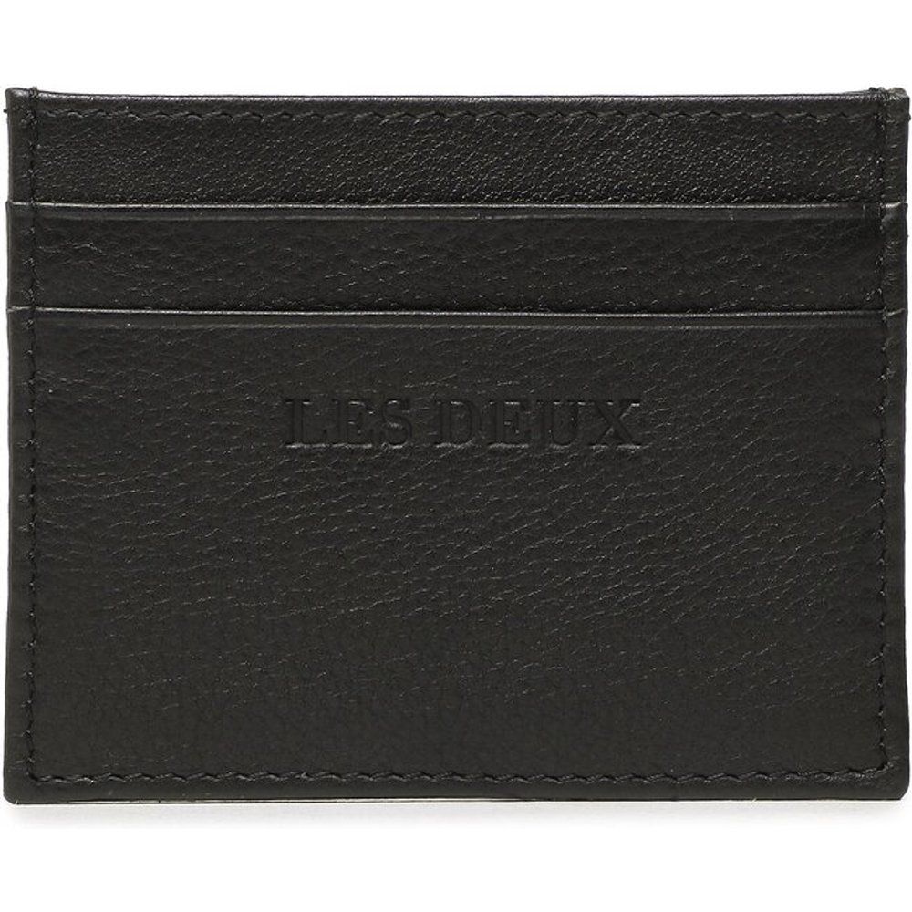 Custodie per carte di credito - Leather Cardholder LDM940067 Black 100100 - Les Deux - Modalova