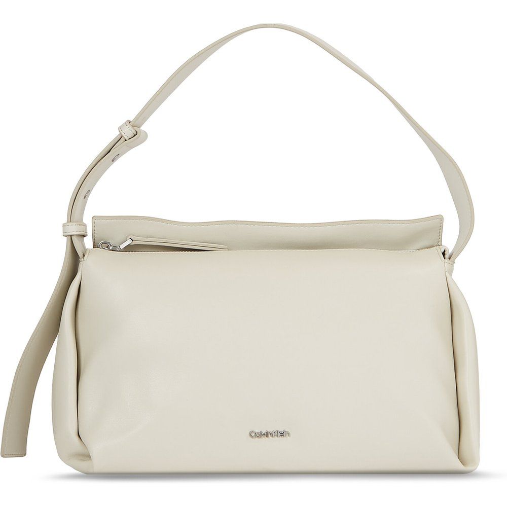Borsetta Elevated Soft Shoulder Bag Sm K60K610756 Écru - Calvin Klein - Modalova