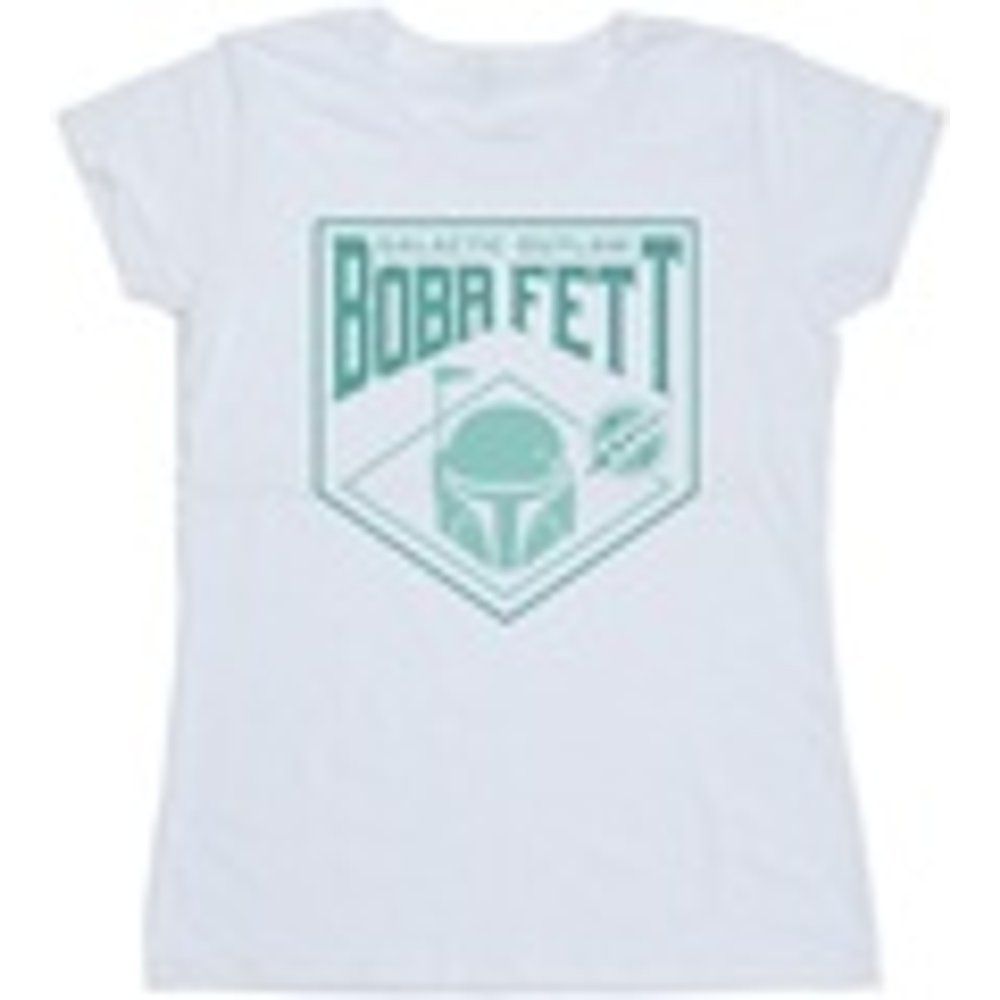 T-shirts a maniche lunghe The Book Of Boba Fett Galactic Helm Chest - Disney - Modalova