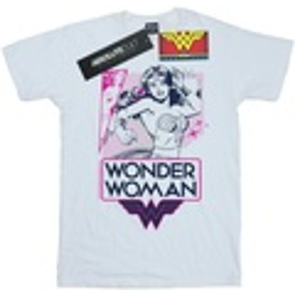 T-shirts a maniche lunghe Wonder Woman Pink Action - Dc Comics - Modalova