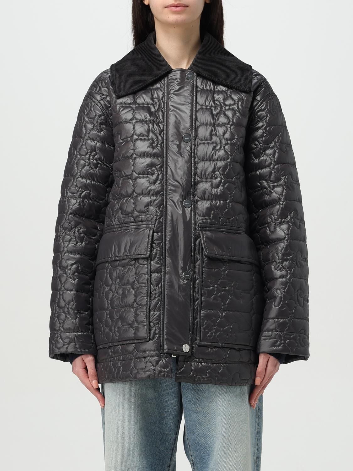 Jacket GANNI Woman color Charcoal - Ganni - Modalova
