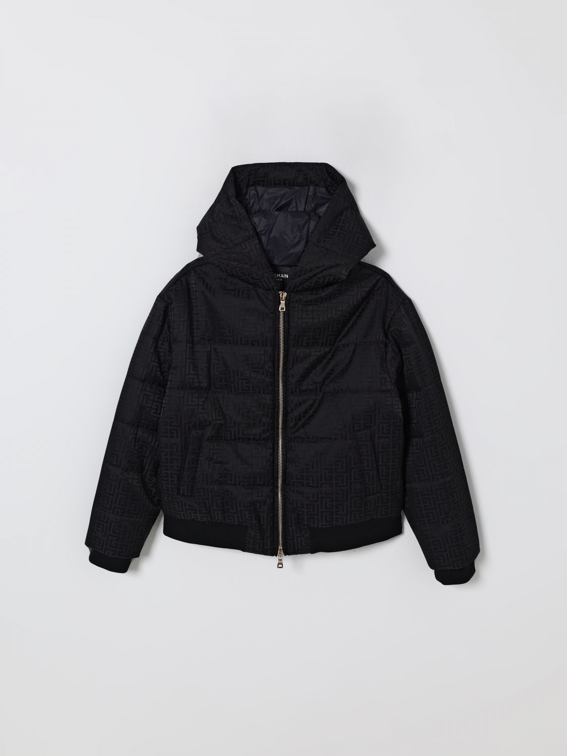 Coat BALMAIN Kids color Black - Balmain - Modalova