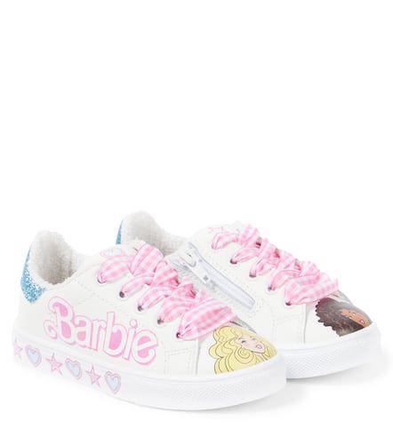 X Barbie® - Sneakers in pelle - Monnalisa - Modalova