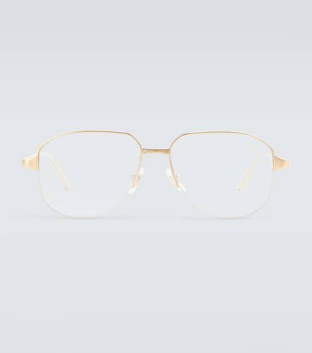 Occhiali aviator in metallo - Cartier Eyewear Collection - Modalova