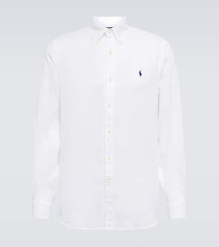 Camicia in lino con ricamo - Polo Ralph Lauren - Modalova