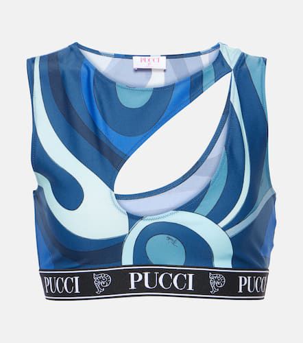 Pucci Top sportivo con stampa - Pucci - Modalova