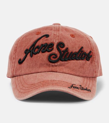 Cappello da baseball in cotone con logo - Acne Studios - Modalova