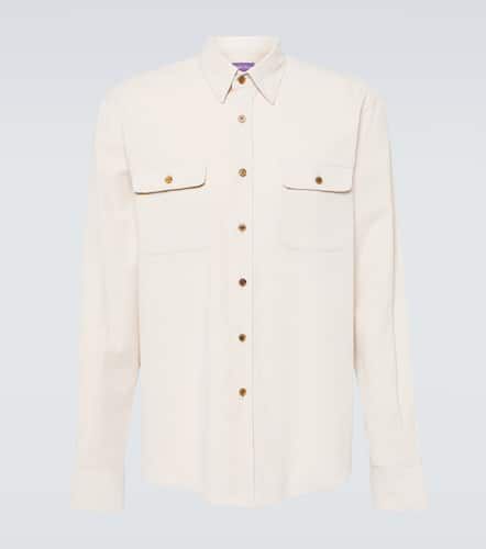Camicia in velluto a coste di cotone - Ralph Lauren Purple Label - Modalova