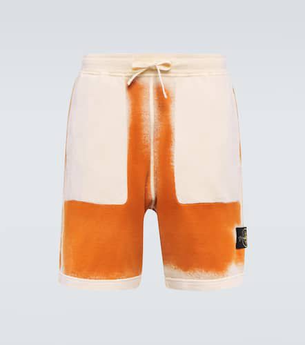 Shorts in jersey di cotone - Stone Island - Modalova