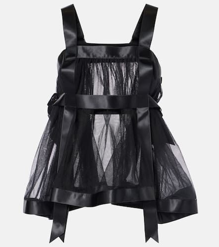 Noir Kei Ninomiya Top in tulle - Noir Kei Ninomiya - Modalova