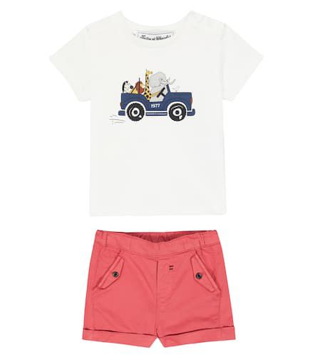 Baby - T-shirt e shorts in cotone - Tartine et Chocolat - Modalova