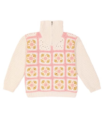 Pullover Kenza in crochet con mezza zip - Louise Misha - Modalova