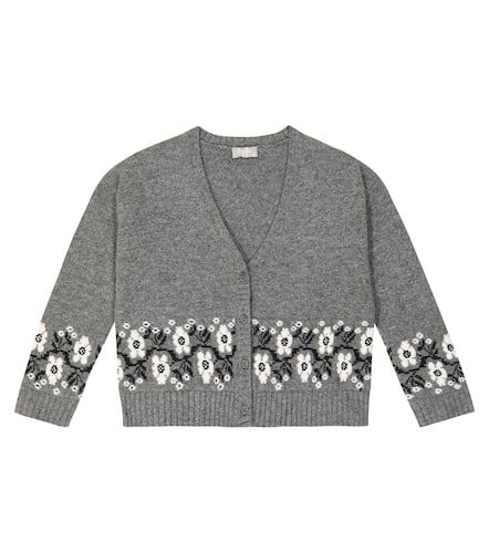 Pullover in lana vergine con intarsio - Il Gufo - Modalova